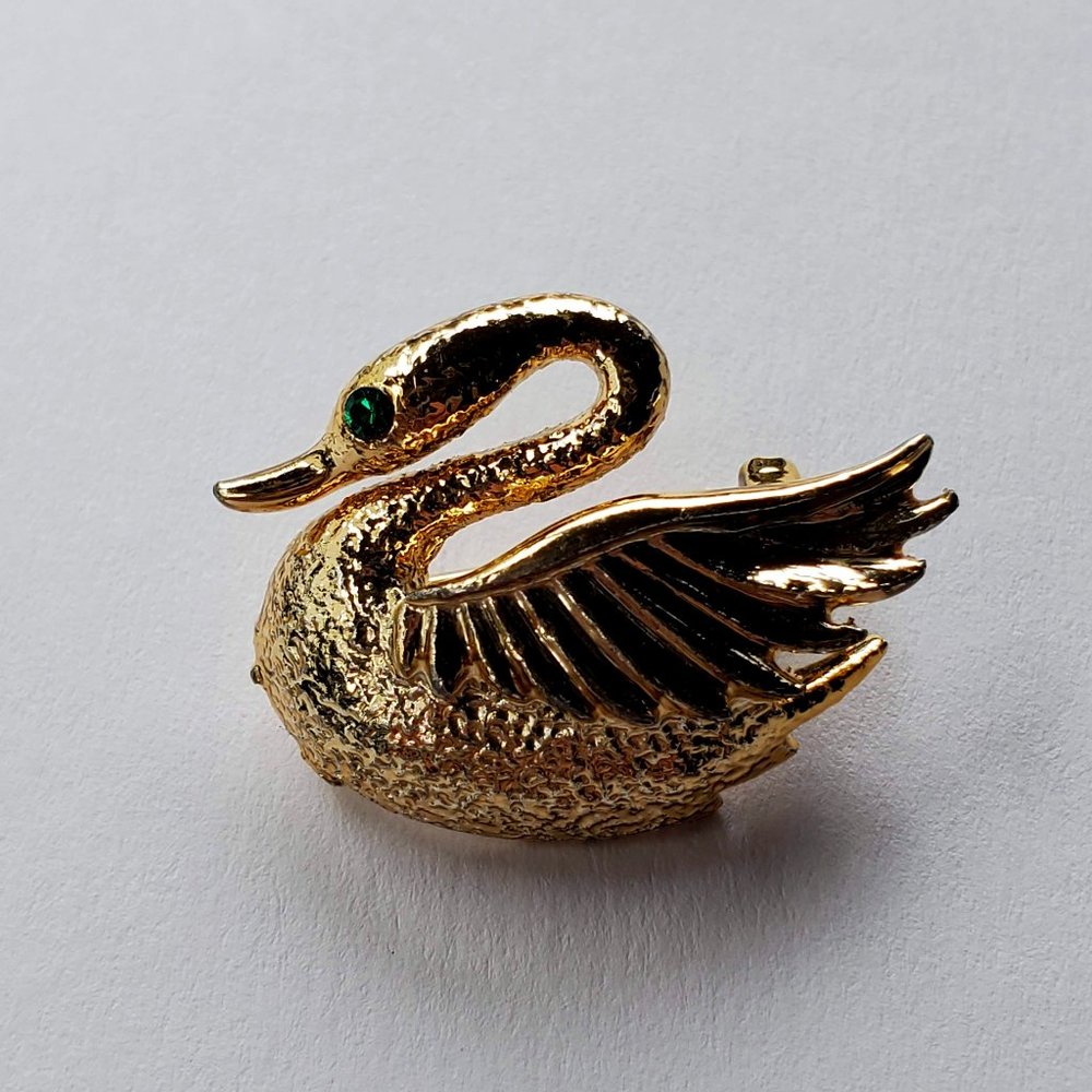 1950's signed Gerry's Swan Brooch
